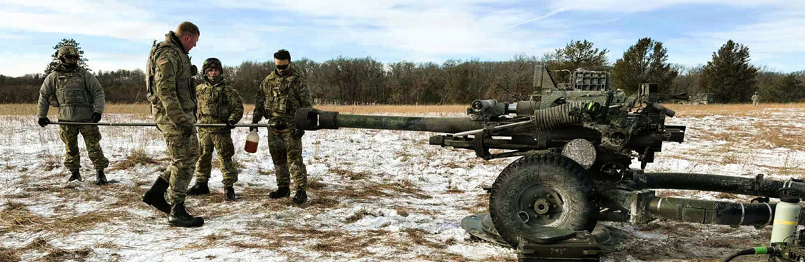Wisconsin Guard Artillery Soldiers Train in Extreme Weather